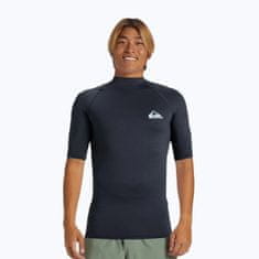 Quiksilver Férfi lycra ing UPF50 petrolej, rövid ujjú fehér XL