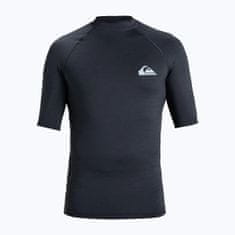 Quiksilver Férfi lycra ing UPF50 petrolej, rövid ujjú fehér XL