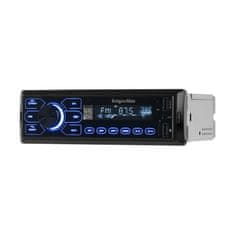 Krüger&Matz 12V 1DIN autórádió LCD 4x50W MP3 2x USB Bluetooth RCA + távirányító