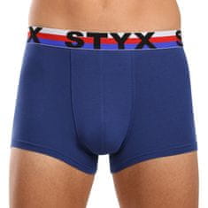 Styx Férfi boxeralsó sport elasztikus fekete tricolor (G1960) - méret L