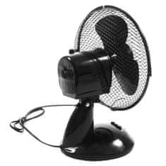 Aga Asztali ventilátor 23 cm DS263 Fekete