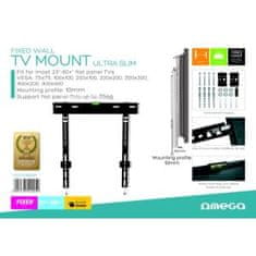 Omega PLATINET fali tartó fix TV-hez, VESA 75x75, 100x100, 200x100, 200x200, 300x300, 400x200, 400x400 35 kg 35 kg