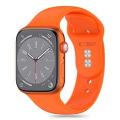 Tech-protect Silicone szíj Apple Watch 42/44/45/49mm, orange