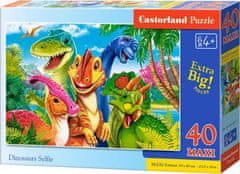 Castorland Puzzle Dinoszaurusz szelfi MAXI 40 db