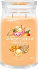 Yankee Candle Illatgyertya Signature üvegben nagy Mango Ice Cream 567g