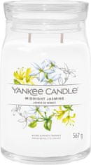 Yankee Candle Illatgyertya Signature üvegben nagy Midnight Jasmine 567g