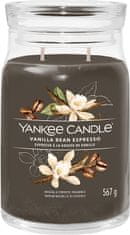 Yankee Candle Illatgyertya Signature üvegben nagy Vanilla Bean Espresso 567g