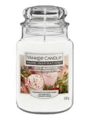 Yankee Candle Classic Illatgyertya üvegben nagy Candy Cane Milkshake 538 g