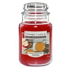 Yankee Candle Classic Illatgyertya üvegben nagy Apple Cinnamon Cider 538 g