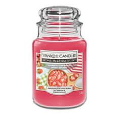 Yankee Candle Classic Illatgyertya üvegben nagy Cukrozott eper 538 g