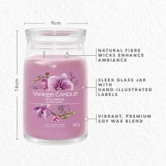 Yankee Candle Illatgyertya Signature üvegben nagy Wild Orchid 567g