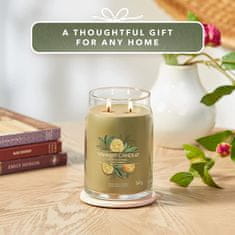 Yankee Candle Illatgyertya Signature üvegben nagy Sage & Citrus 567g