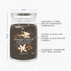 Yankee Candle Illatgyertya Signature üvegben nagy Vanilla Bean Espresso 567g