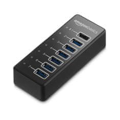 NEW USB Hub Amazon Basics HU9003V1EBL Fekete (Felújított A termékek)