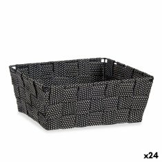 NEW Kosár kötött fekete áru 1,7 L (18 x 8 x 21 cm) (24 db)