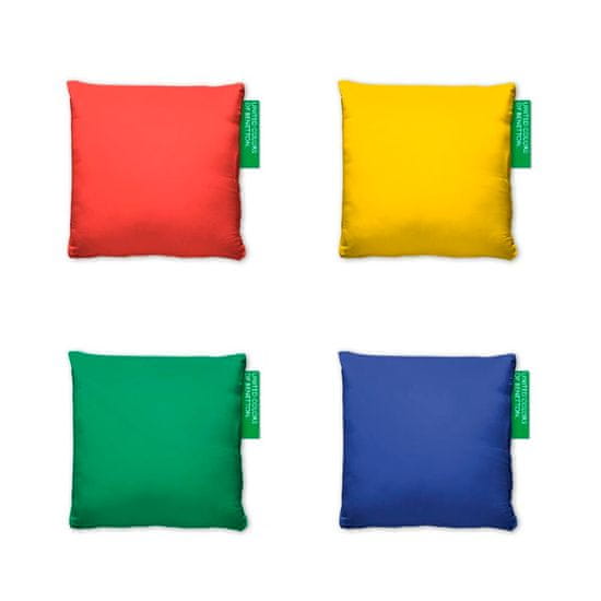 NEW Párna Benetton Piknik 45 x 45 cm (4 db) (4 db)