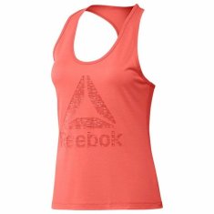 NEW Reebok Wor Supremium 2.0 Tank póló női korall (méret 38 eu - m us)