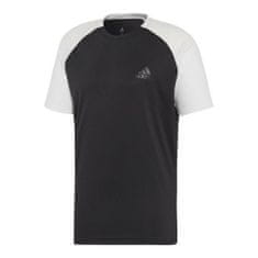 NEW Férfi rövid ujjú póló Adidas CLUB C/B TEE DU0873 Fekete DU0873 Fekete