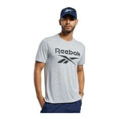 NEW Férfi Reebok Workout Ready Supremium szürke rövid ujjú póló