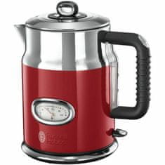 NEW Russell Hobbs 21670-70 vízmelegítő piros rozsdamentes acél 2400 W 1,7 L