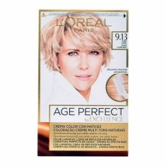 NEW Hosszantartó szín öregedésgátló hatású Excellence Age Perfect L'Oreal Make Up Excellence Age Perfect Nº 9.0-rubio muy claro Nº