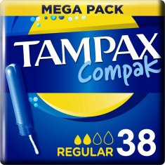 NEW Tamponok Normál Tampax Compak 38 darab