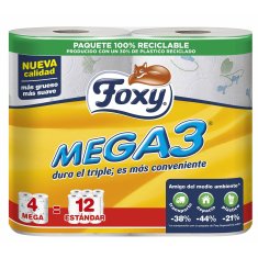 NEW Higiéniai papír Foxy Mega3 (4 db)