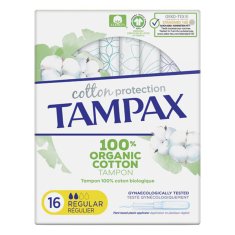 NEW Tamponok Normál Tampax Tampax Organic Regular (16 uds) 16 darab