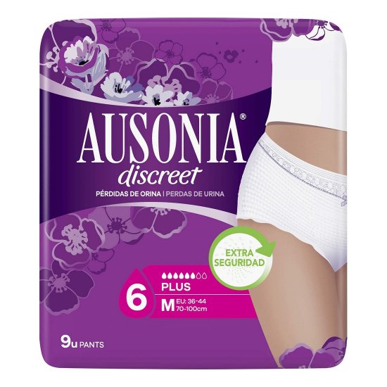 NEW Ausonia Discreet Boutique Inkontinencia egészségügyi betétek Medium (9 uds)