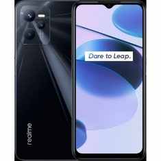 NEW Smartphone Realme RMX3511 4GB 128GB fekete 128 GB 4 GB RAM Unisoc ARM Cortex-A55 ARM Cortex-A75 6.6"