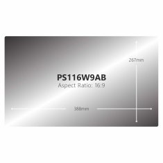 NEW Adatvédelmi szűrő V7 monitorokhoz PS116W9AB