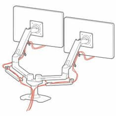 NEW Ergotron asztali tartó képernyőhöz ERG45245026 Ezüst 27"