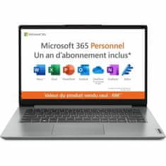 NEW Notebook Lenovo IdeaPad 1 14IGL7 Azerty francia szürke Intel UHD Graphics 600 4 GB RAM 14" Intel Celeron N4020 AZERTY AZERTY Intel Celeron N4020 AZERTY