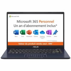 NEW Notebook Asus VivoBook 14 E410 14" 14" Intel Pentium N5030 128 GB eMMC AZERTY