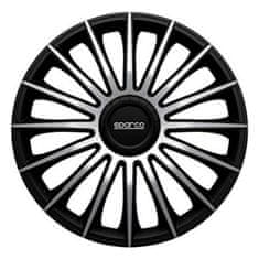 NEW Sparco Torino CS5 fekete ezüst 16" (4 uds)