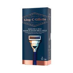 NEW Borotva King C Gillette nyak borotva kék