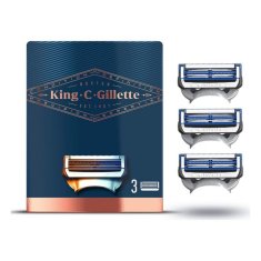 NEW Smink alapozó utántöltő King C Gillette Gillette King (3 uds)