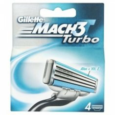 NEW Mach 3 Turbo Gillette borotvapengék (4 db)