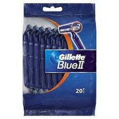 NEW Gillette Blue II 20 darab