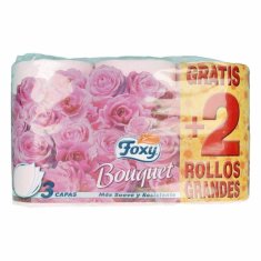 NEW Higiéniai papír Foxy Bouquet 3 rétegű (6 uds)