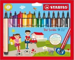 Stabilo Trio Scribbi 14 darabos jelölőkészlet