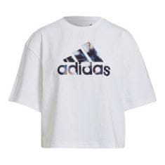 NEW Adidas női You For You rövid ujjú póló fehér (2XS)