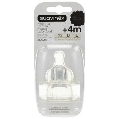 NEW Suavinex szilikon cumi 2 db + 4 hónapos (2 db)