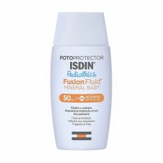 NEW Isdin Photoprotector Pediatrics Mineral Baby folyékony fényvédő krém Spf 50+ (50 ml)