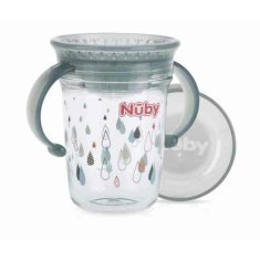 NEW Nűby ivóedény NV0414019GREY + 6 hónapos 360º szürke 240 ml