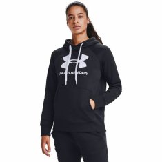 NEW Férfi Under Armour Rival Fleece kapucnis pulóver Fekete