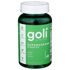 NEW Kiegészítők és vitaminok Goli Nutrition Supergreens (60 rágógumi)