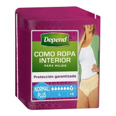 NEW Depend inkontinencia alsónemű védőruházat (9 uds)