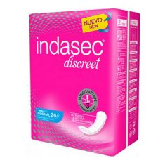 NEW Indasec Discreet Normal egészségügyi betétek (24 uds)