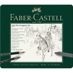 NEW Faber-Castell Pitt 112973 Grafit ceruza készlet (19 db)